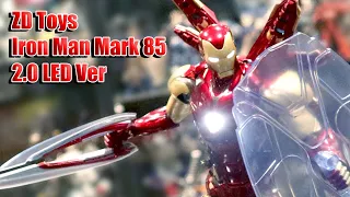 Satisfied With The Improvements | ZD Toys Iron Man Mark 85 2.0 LED Ver | Marvel Avengers End Game