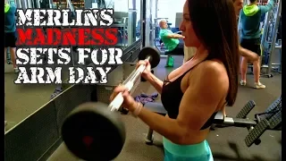 FREE WEEK OF TRAINING-WATCH TIL THE END-MERLIN MADNESS BICEPS  PUMP