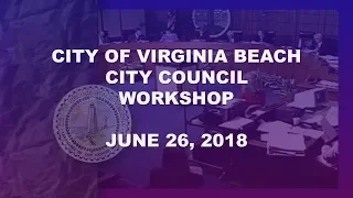 City Council Workshop - 06/26/2018