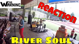 THE WARNING - RIVER SOUL REACTION | LIVE @ LICEO | DRUMMER REACTS