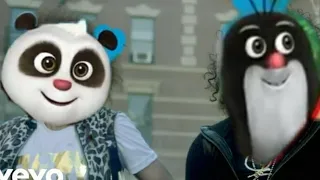 PARTY ROCK  панда feat. кротик панда и кротик мультфильм