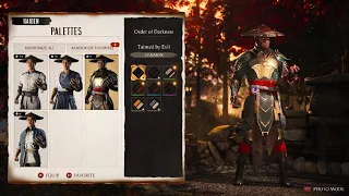 Mortal Kombat 1 | New Raiden Order of darkness (Dark Raiden) Skin/Palettes