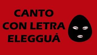 Canto a ELEGGÁ con letra 🎶🥥 Música para abrir los caminos Elegua Orisha Guerrero