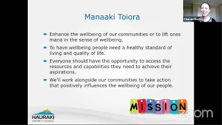 Manaaki Toiora Committee Meeting - 24 August 2021