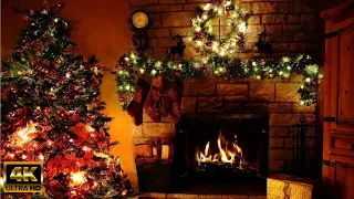 Christmas fireplace 4K / 5 hours / Рождественский камин 4К / 5 часов