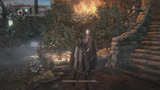 Bloodborne - The Doll tells us Gehrman is waiting after defeating Mergo's Wet Nurse (Dialogue)