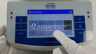 MA 50.Х2.A Radwag- вологомір  (для зерна, сипучих, рідких продуктів) - огляд основних функцій меню.