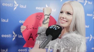 Kerli - Wiwibloggs Interview on Spirit Animal and New Tattoo (Eesti Laul 2017)