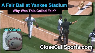 Fair Ball at Yankee Stadium - Why Umpire Called Bobby Witt's Bunt Fair When Touched by DJ LeMahieu