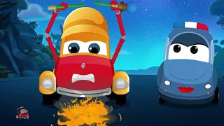 Super Car Royce | Car Cartoons | Halloween videos