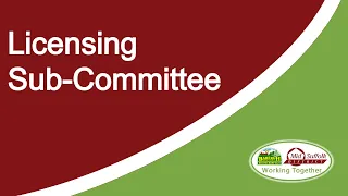 Mid Suffolk Licensing Sub-Committee  - 11/01/2022