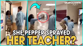The Teacher Took Her Phone. She Pepper Sprayed Him.