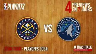 NBA Playoffs 2024 : Nuggets - Wolves, la preview