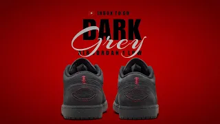 DARK GREY 2023 Air Jordan 1 Low OFFICIAL LOOK AND INFORMATION