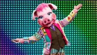 Pig is unmasked as Joanna page! The masked dancer uk season 2 episode 2
