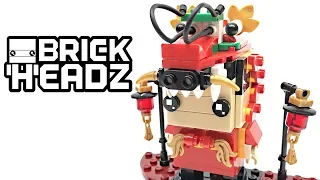 LEGO BrickHeadz Dragon Dance Guy review! 2019 set 40354!