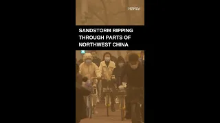 Massive Sandstorm Ripping Through Parts Of Northwest China