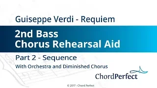 Verdi's Requiem Part 2 - Sequence - 2nd Bass Chorus Rehearsal Aid