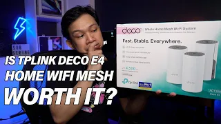 Deco E4 Home Wifi Mesh Unboxing, How to Setup & Speedtest