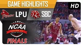 LPU vs. SBC | NCAA 93 | MB | Finals Game Highlights | November 16, 2017