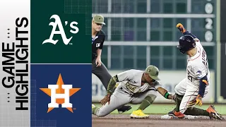 A's vs. Astros Game Highlights (5/20/23) | MLB Highlights