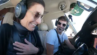 Private Jet Flying with Mom!