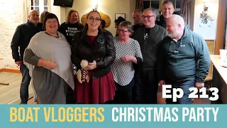 Ep 213 Boat Vloggers Christmas Party |Vlogmas | Weekly Video Diary | 11 December (2021)