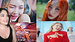 Catching up on my SOLO QUEENS! (Reacting to NAYEON, SUNMI, HYOLYN + CHUNGHA)