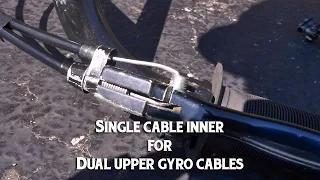 BMX HOW TO : Single Inner for Dual Upper Gyro Cables