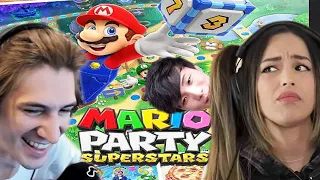 xQc Plays MARIO PARTY SUPERSTARS ft. Sykkuno & Valkyrae