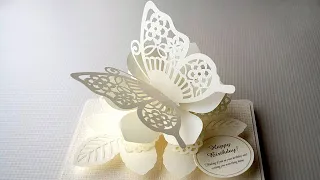 pop-up card__Lacy Butterfly