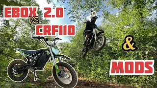 EBox 2.0 Mods and Race against a CRF110