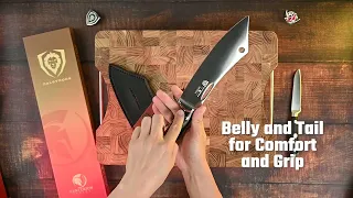 This SWEDISH STEEL knife is a totally UNIQUE Dalstrong design.