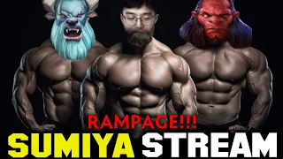 3 Muscle Men Dota Rampage Game | Sumiya Stream Moment 3815