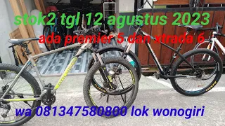 stok2 tgl 12 agustus 2022,ada xtrada 6 2020 dan premier 5 2021 #jualbelisepeda #mtb #sepeda