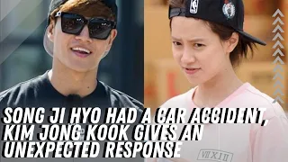 Song Ji Hyo Had a Car Accident, Kim Jong Kook Gives an Unexpected Response