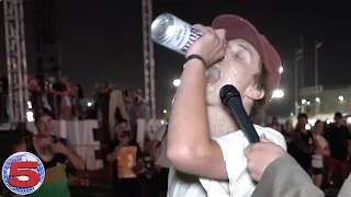 Boy Genius Attends Rap Festival