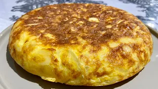 La vraie recette de la tortilla espagnole 🇪🇸!
