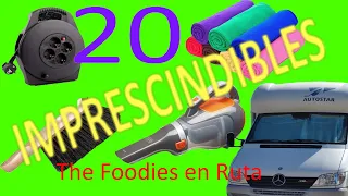 TOP 20 IMPRESCINDIBLES✌️ AUTOCARAVANAS, CARAVANAS, FURGO o CAMPER.