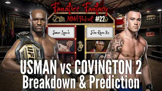 UFC 268: Usman vs. Covington 2 | LIVE Preview & Predictions + Q&A | Fanatics MMA Podcast #22