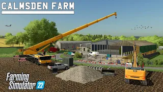 The New Bale Yard & Barns Are Complete ! Ep11 | Calmsden Farm | Farming Simulator 22