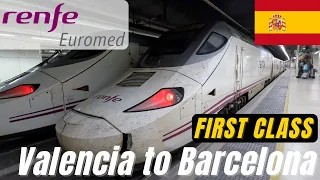 Valencia to Barcelona - Renfe Euromed First Class Review