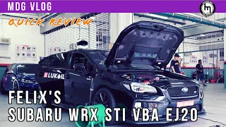 Felix's SUBARU IMPREZA WRX STI VBA EJ20| RAXER WHEELS | LUKOIL|MDG Vlog #subaru #wrxsti #recaro #jdm