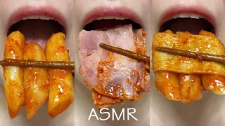 asmr SPICY TTEOKBOKKI & BACON MUKBANG eating sounds