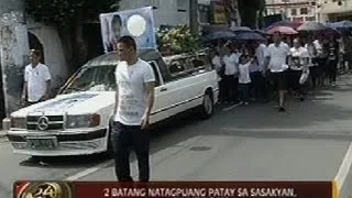 24 Oras: 2 batang natagpuang patay sa sasakyan sa Taguig City, nailibing na