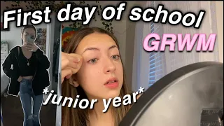 FIRST DAY OF SCHOOL GRWM *Junior Year* 2022 +vlog
