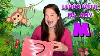 What’s in the Box - Letter M - Monkey Rhyme | Toddler & Preschool Learning