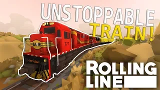 UNSTOPPABLE & HANK!?  - Rolling Line VR Toy Train Simulator  -  Map