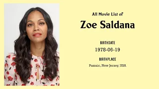 Zoe Saldana Movies list Zoe Saldana| Filmography of Zoe Saldana