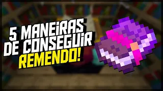 5 MANEIRAS de CONSEGUIR REMENDO/REPARAÇÃO no MINECRAFT!